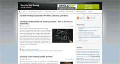 Desktop Screenshot of daveonwebhosting.com