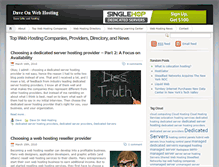 Tablet Screenshot of daveonwebhosting.com
